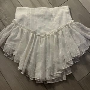 Flowey White Floral Skort!